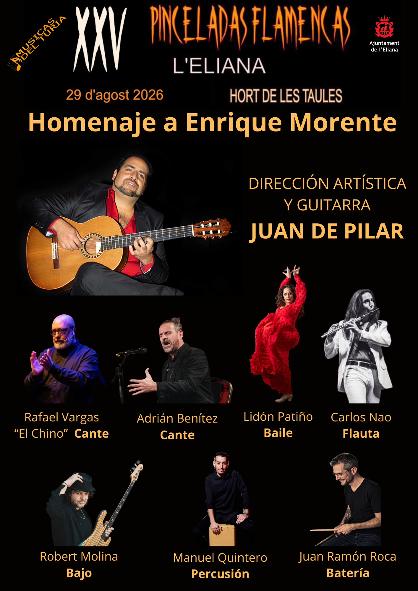 Elenco Pinceladas Flamencas XXV